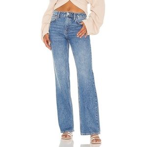 NWT Free people Laurel Canyon Flare Jean in Wilson Blue